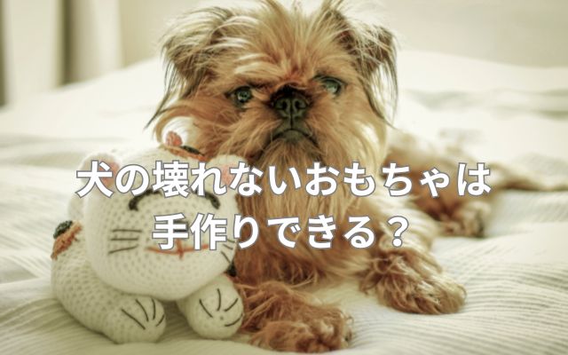 犬のおもちゃは手作りできる？